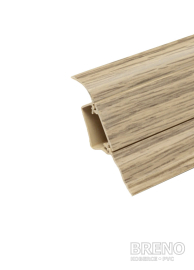 Podlahová lišta PVC EXPOLINE Fumed Oak 160M 400 