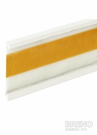 Podlahová lišta PVC lišta BRENO DSL60 5107202 1137 (BW117) bílá 250