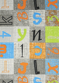 Metrážový koberec Metrážový koberec ALPHABET (JUMPY) 129