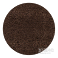 Kusový koberec DREAM SHAGGY kruh 4000 Brown 80 80
