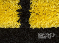 Kusový koberec FUN kruh 6001 Yellow 100 100