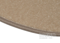 Kusový koberec ETON 67cm béžová kruh  