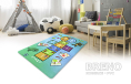 Kusový koberec Skákací panák, dětský kus. koberec modrá 140 200