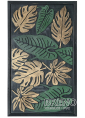 Rohožka Rohožka guma, 45x75cm zelený list 