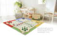 Kusový koberec ČLOVĚČE NEZLOB SE - barevný lem 100 100