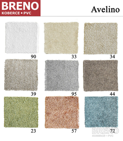 Metrážový koberec AVELINO 72 400 twinback