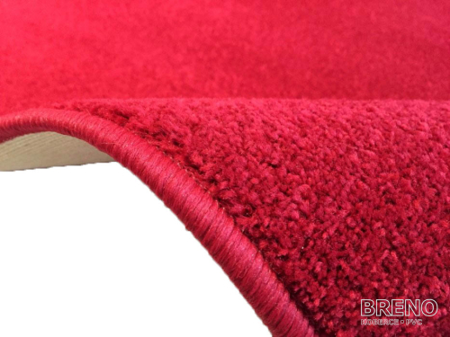 Kusový koberec ETON 57cm vínově červená kruh