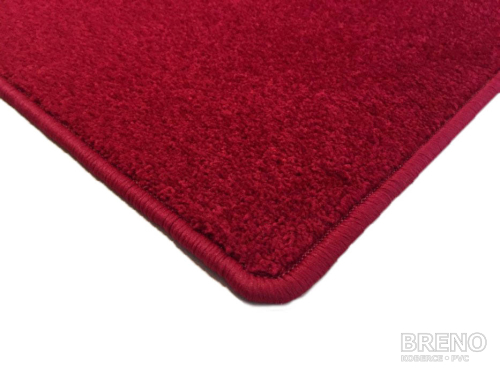 Kusový koberec ETON 100cm vínově červená kruh