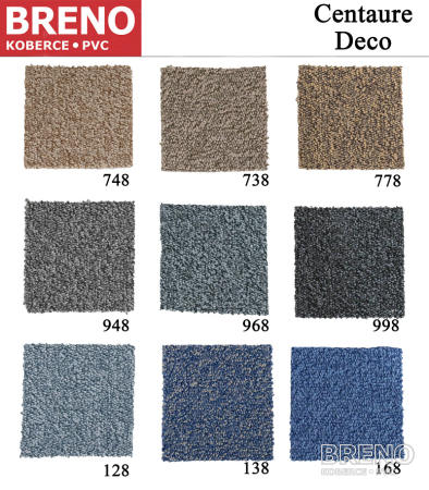 Metrážový koberec CENTAURE DECO 128 400 ab