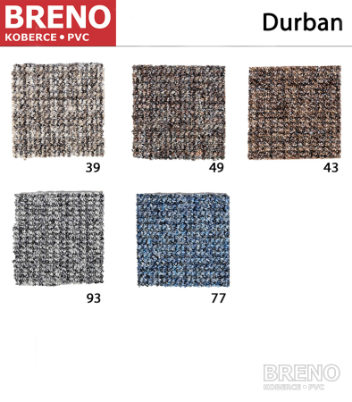 Metrážový koberec DURBAN 77 400 twinback