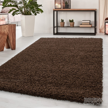 Kusový koberec DREAM SHAGGY 4000 Brown 120 170