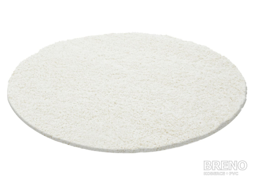 Kusový koberec DREAM SHAGGY kruh 4000 Cream 120 120