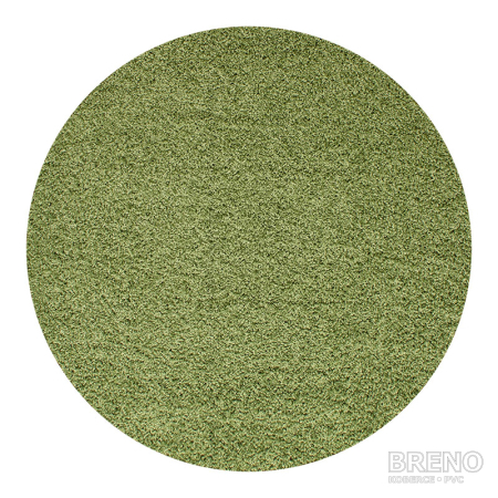 Kusový koberec DREAM SHAGGY kruh 4000 Green 80 80