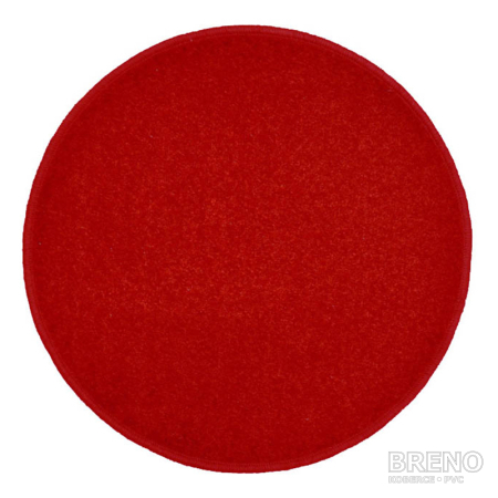 Kusový koberec ETON 120cm vínově červená kruh