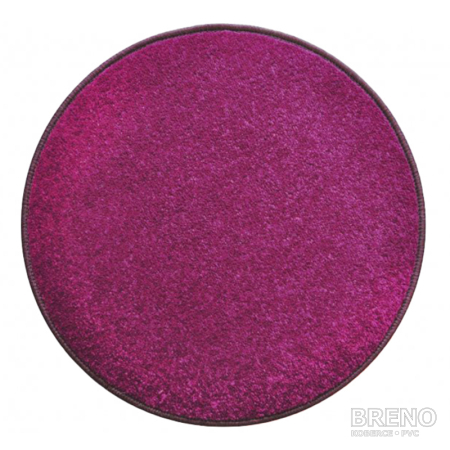 Kusový koberec ETON 120cm fialová kruh