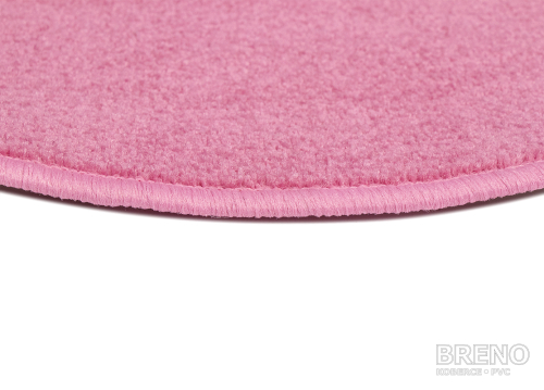 Kusový koberec ETON 400cm růžová kruh