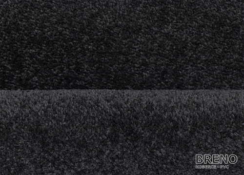 Kusový koberec ETON 80cm černá kruh