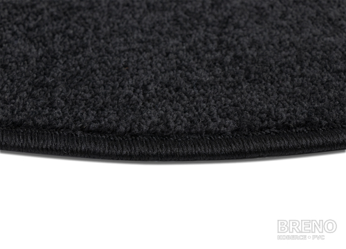 Kusový koberec ETON 160cm černý kruh