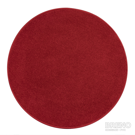 Kusový koberec ETON 57cm červená kruh