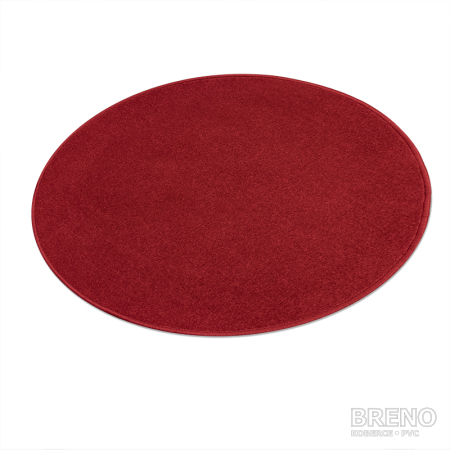 Kusový koberec ETON 100cm červená kruh