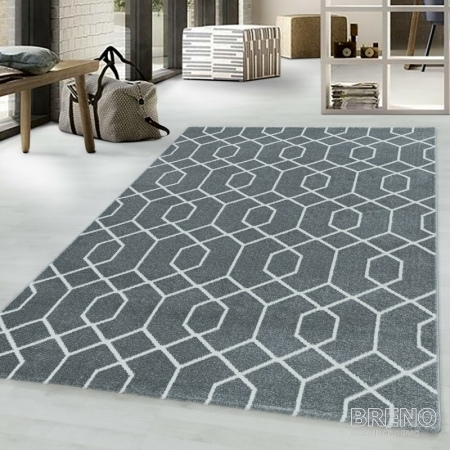 Kusový koberec EFOR 3713 Grey 140 200