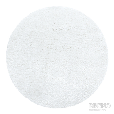 Kusový koberec BRILLIANT kruh 4200 Snow 160 160