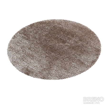 Kusový koberec BRILLIANT kruh 4200 Taupe 80 80
