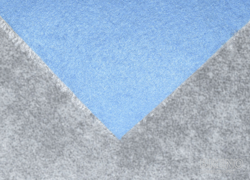 Metrážový koberec SERENADE 915 500 modrý filc