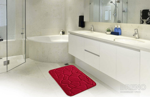 Kúpeľňová predložka Koupelnová předložka 50x80cm 0133 red 