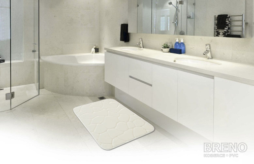 Kúpeľňová predložka Koupelnová předložka 50x40cm 0133 white 