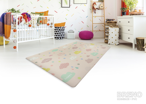 Kusový koberec DW - Baby Care Šťastné mraky 12mm,  125 185