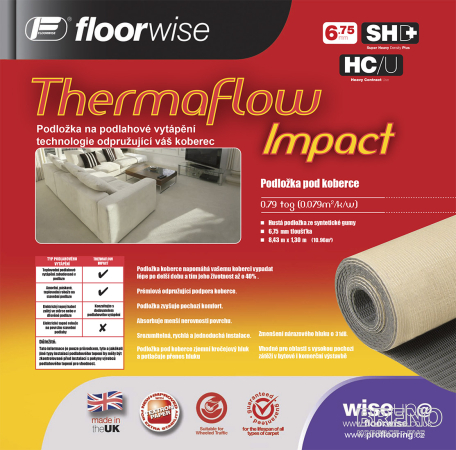  Thermaflow Impact 6,75mm  130 podložka pod koberec