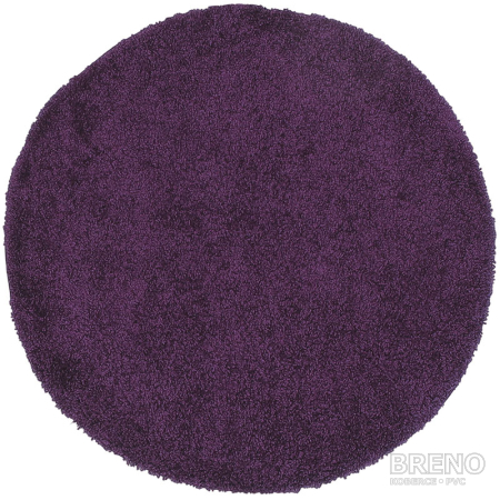 Kusový koberec LIFE kruh 1500 Lila 80 80