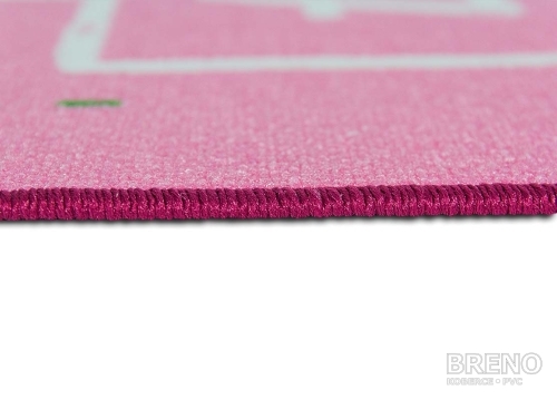 Kusový koberec HOPSCOTCH - Skákací panák, pink, SSB 75 145